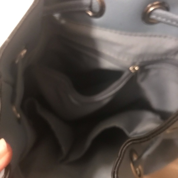 Blue mini backpack - Picture 3 of 5